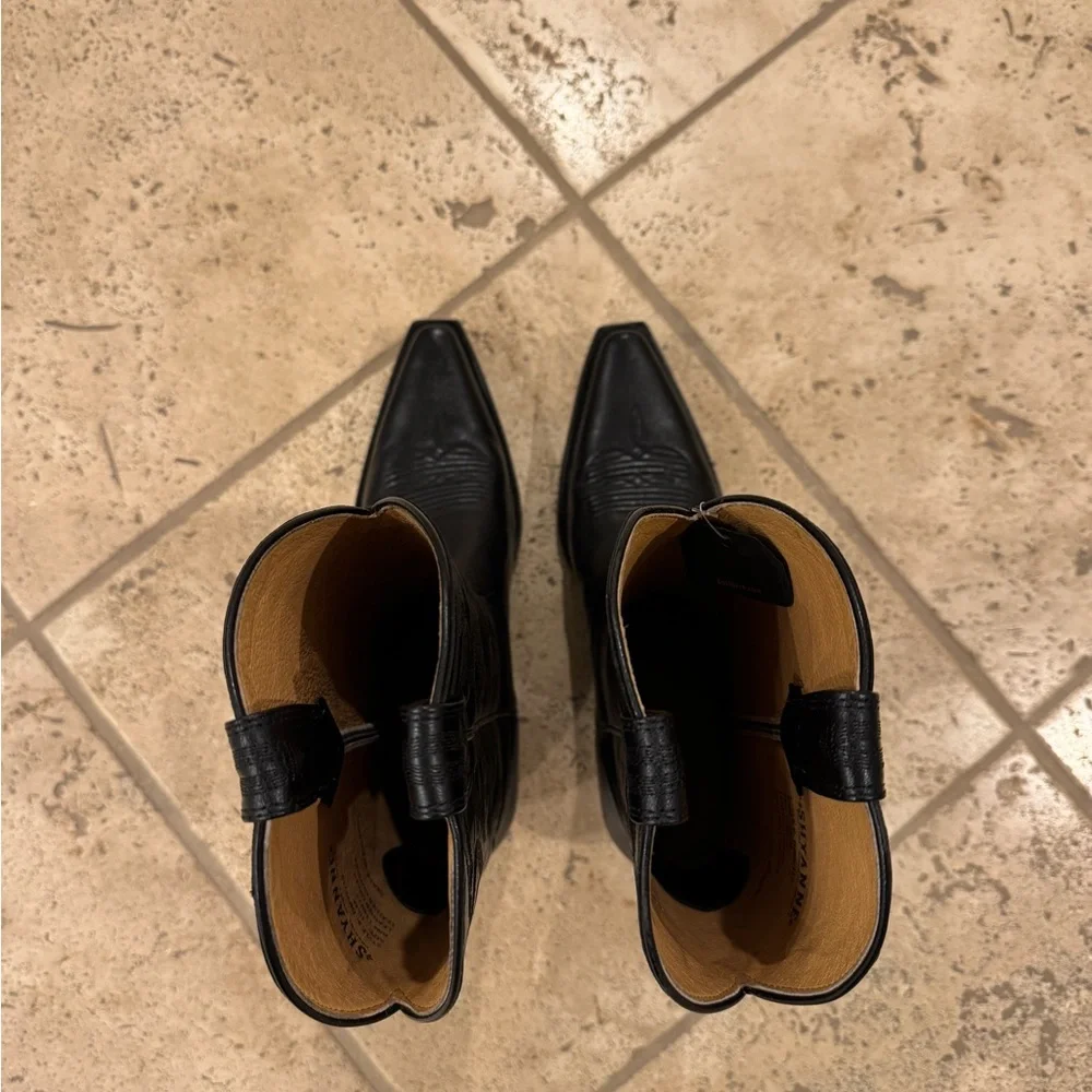 Shyanne Black Leather Western Boots - Picture 10 of 11